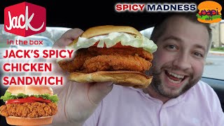 Jack in the Box Jacks Spicy Chicken Sandwich  Review [upl. by Niai]