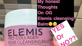 I’ve used Elemis pro collagen cleansing balm for 3 monthsMy thoughts on this Elemis cleanser [upl. by Ahsinrev]