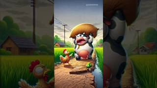 Evolution Of Cow 🔥 An Emotional Cow Lifting a Sack of Rice cow cute shorts [upl. by Nirrad24]