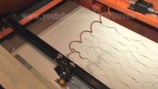 Laser paper cutting U60H [upl. by Haidabez]