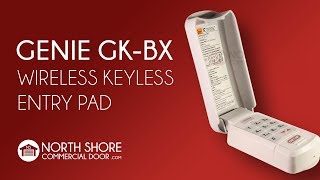 Genie GKBX Wireless Keyless Entry Pad [upl. by Sax876]