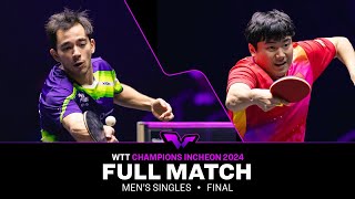 FULL MATCH  Hugo Calderano vs Liang Jingkun  MS F  WTTIncheon 2024 [upl. by Yeliw669]