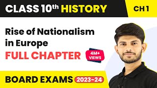 Rise of Nationalism in Europe Full Chapter Class 10 History  CBSE History Class 10 Ch 1 202223 [upl. by Natiha]