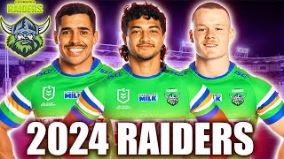 2024 Canberra Raiders Starting LineUp amp Extended Squad  NRL [upl. by Razaile]