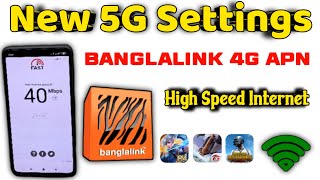 banglalink internet apn settings 4g 2023 for fast internet [upl. by Niveg]