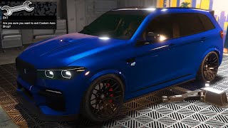 GTA 5 Online  Ubermacht Rebla GTS BMW X5  DLC Vehicle Customization [upl. by Darice410]