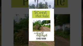 5 cent plot sale near Nadathara Mannuthy Thrissur [upl. by Deegan71]