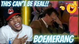 IS THIS REAL BOEMERANG HOST LAUGHS AT GUEST  REACTION [upl. by Yerroc]