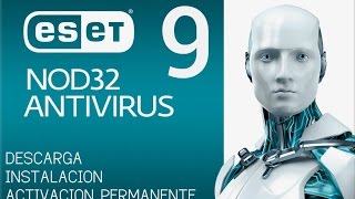 ESET NOD 32 ANTIVIRUS 9 FULL Ultimo Oct 2016 Permanente 32 y 64bits EL MEJOR ANTIVIRUS [upl. by Rhody]