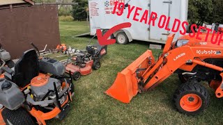 2024 Lawn care setup 19 years old [upl. by Aneert]