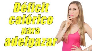 DÉFICIT CALÓRICO PARA BAJAR DE PESO  Lorena Romero Nutricionista [upl. by Raasch]