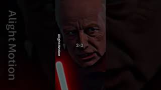 Darth Vader ROTS vs Darth Sidious Post Order 66 capcut edit sw [upl. by Linea]