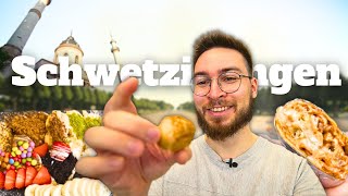 😍 DIE LECKERSTE FOOD TOUR IN SCHWETZINGEN  Besuch im Schlosspark  Halal Food Guide [upl. by Diskson]