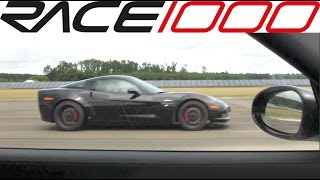 Porsche 911 GT2 RS vs Corvette Z06 60300kmh  ROLL RACE [upl. by Warp]