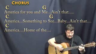 Pink Houses John Mellencamp Guitar Cover Lesson in G with ChordsLyrics  Munson pinkhouses [upl. by Ferdy420]