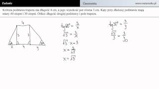 Geometria i trygonommetria  zadanie [upl. by Auhesoj192]