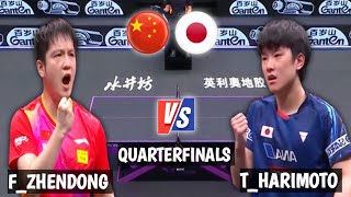 Fan Zhendong vs Tomokazu Harimoto QF WTT Champions Chongqing 2024 [upl. by Apollo]