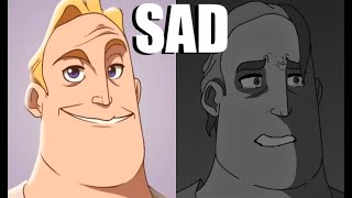 MrIncredible Becoming Sad Animated [upl. by Danella923]