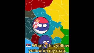 Serbia and Kosovo war part 3countryballs yugoslavia [upl. by Cathee]