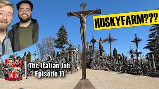 Sykeste plassen 😮 Vi sover i et hundehus  Husky Kennel 🐕  The Italian Job  Episode 11 [upl. by Ynatsyd]