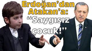 Cumhurbaşkanı Erdoğandan Filozof Atakana gönderme Saygısız çocuk [upl. by Joris]