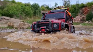 TRX4 Defender Off Road  RC Crawler 110 Scale Land Rover Defender 110 [upl. by Asirahc]