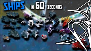 All Elite Dangerous ships quotreviewedquot under 60 seconds early 2021 [upl. by Onil46]