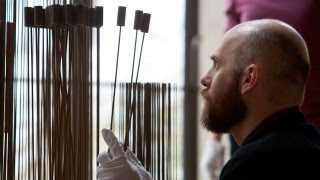 Cornell Avant Garde Ensemble performs on Bertoia sculptures [upl. by Auhsohey]