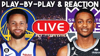 Golden State Warriors vs Sacramento Kings Game 7 LIVE PlayByPlay amp Reaction [upl. by Monah]