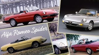 A Brief History of the Alfa Romeo Spider [upl. by Ajssatsan]