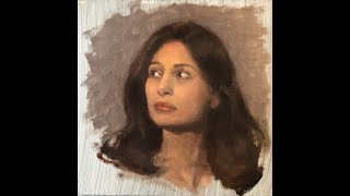 Portrait Painting Tutorial  StartFinish amp Zorn Palette [upl. by Borries]