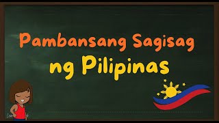 Mga Pambansang Sagisag ng Pilipinas Simbolo ng Ating Pagkakakilanlan at Kultura [upl. by Amihsat]