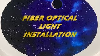 Fiber Optical Light Installation For Star Ceiling [upl. by Dicks249]