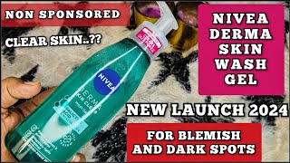 Face wash for oily skin  Nivea Derma Skin Clear Wash Gel  फायदे और नुकसान  oilyskin skincare [upl. by Brunella]