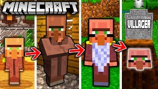 VILLAGER LEBENSZYKLUS in Minecraft  Vom Kind zum Millionär [upl. by Wilfred]