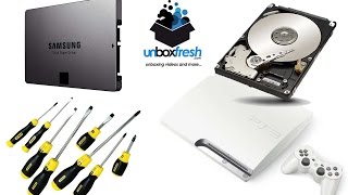 Replace your PS3 Slim Harddrive with a 500GB 1TB Hybrid or SSD [upl. by Nelram]