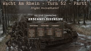 Decisive Campaigns  Ardennes Offensive  Wacht Am Rhein  29 Dec 1944  Turn 52  Part 1 Night [upl. by Aidnis]