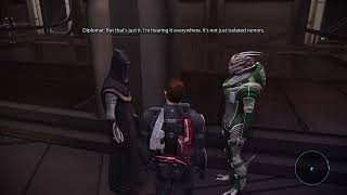 Mass Effect 1 LE  Salarian amp Turian argue over Saren Citadel NPC dialogue [upl. by Newkirk567]