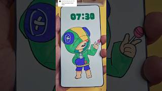 LEON BRAWL STARS youtubeshorts hpkertas brawlstars leon paperdiy papercraft diy [upl. by Asetal953]