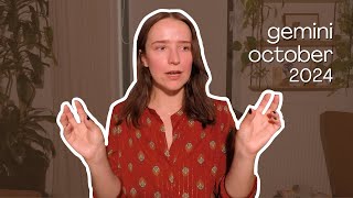 Gemini OCTOBER 2024 horoscope [upl. by Fabozzi428]