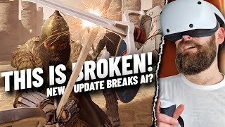 There is something WRONG with this PSVR 2 game  Broken AI amp VR Sword Fighting [upl. by Eedahs]