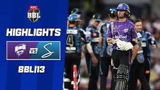 Hobart Hurricanes v Adelaide Strikers  BBL13 [upl. by Navar]