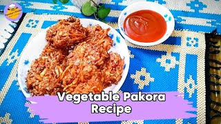 How To Make Vegetable Pakora At Home  Vegetable Pakora Recipe [upl. by Cordova]