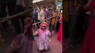 Laath Maar Holi radheradhe krishna reels viral shorts [upl. by Rella]