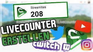 Live Sub Counter In Stream Einfügen 3 Min Arbeit   So Gehts [upl. by Salamanca]