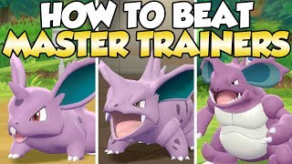 How To Beat Nidoran M Nidorino amp Nidoking Master Trainers Guide [upl. by Latif]