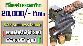 Business ideas in telugu selfemployment ideas new Business plans Eggs business high profits in 2024 [upl. by Barret]