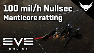 EVE Online  Big ISK with Manticore in Nullsec ratting [upl. by Nikal]