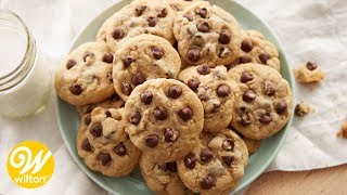 Easy Chocolate Chip Cookies Recipe  Wilton [upl. by Rabelais]