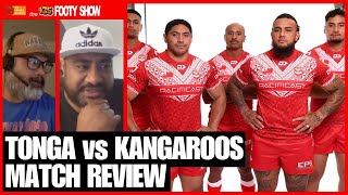 Tonga vs Kangaroos Rugby League Pacific Championship I A Polynesian Reaction I THE 135 FOOTY SHOW [upl. by Frankhouse]